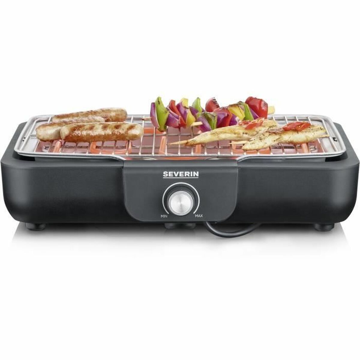 Kaasaskantav Barbeque-grill Severin PG 8554 Roostevaba teras 29 x 37 cm